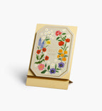 Cloverpaperco™ - 2027 Brass Easel Desk Calendar Refill - Birth Month