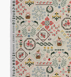 Cloverpaperco™ - Heritage Sampler Canvas Fabric - Linen