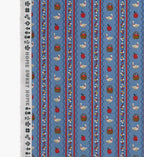 Cloverpaperco™ - Farmhouse Stripe Canvas Fabric - Blue