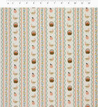 Cloverpaperco™ - Farmhouse Stripe Canvas Fabric - Cream