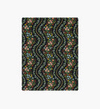 Cloverpaperco™ - Wildwood Vines Cotton Metallic Fabric - Black