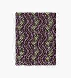 Cloverpaperco™ - Wildwood Vines Cotton Metallic Fabric - Aubergine