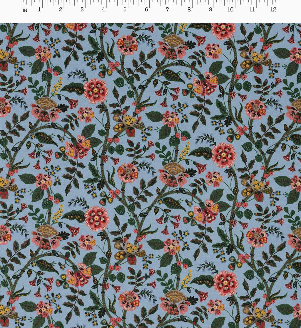 Cloverpaperco™ - Gracie Cotton Fabric - Slate