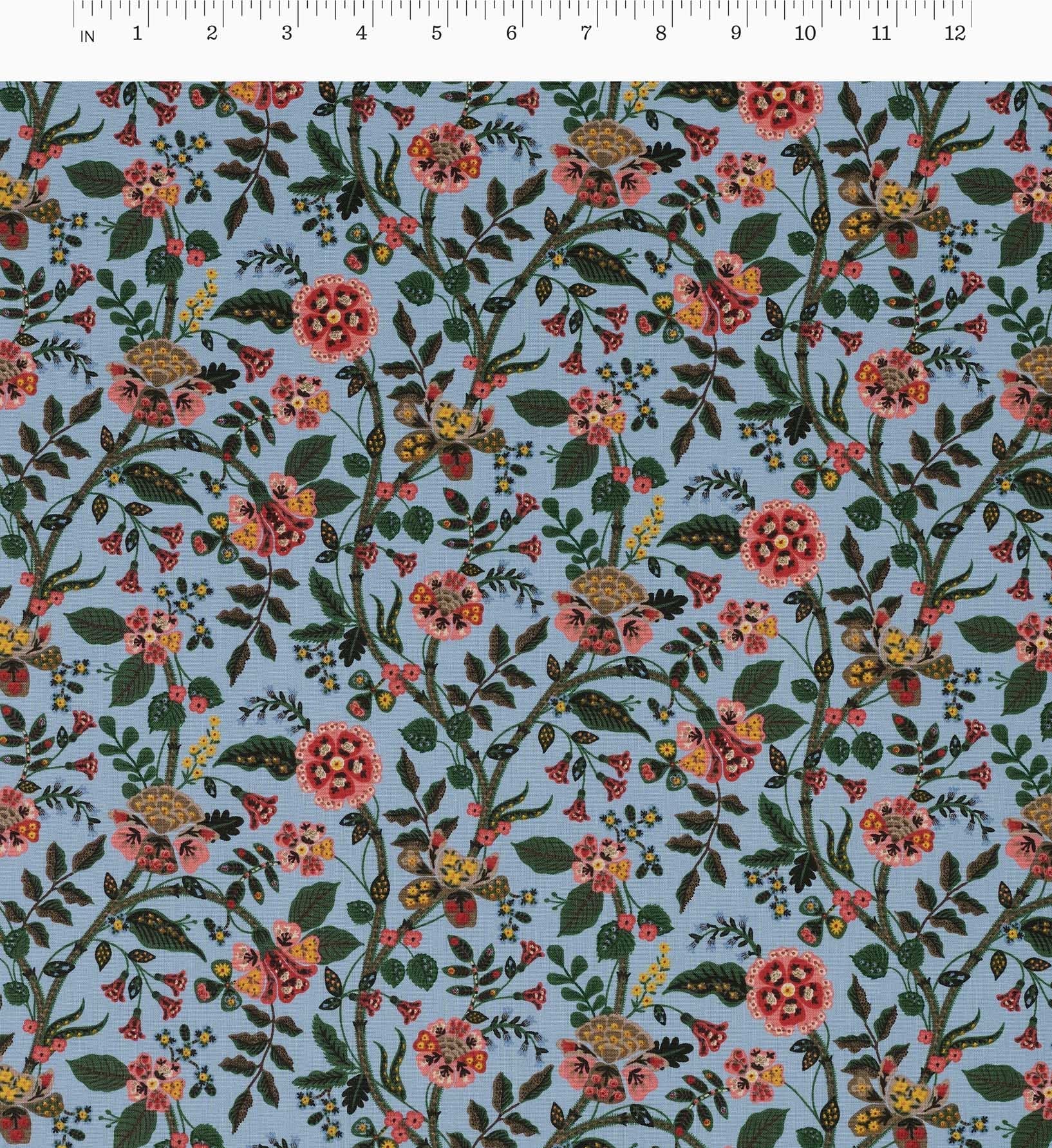 Cloverpaperco™ - Gracie Cotton Fabric - Slate