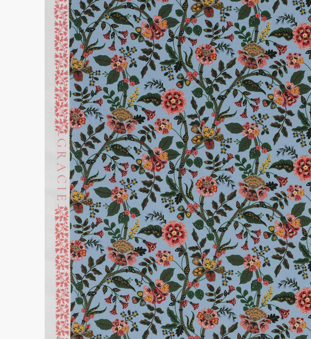 Cloverpaperco™ - Gracie Cotton Fabric - Slate