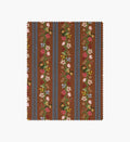 Cloverpaperco™ - Floral Trellis Stripe Cotton Fabric - Clay