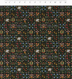 Cloverpaperco™ - Helena Cotton Fabric - Black