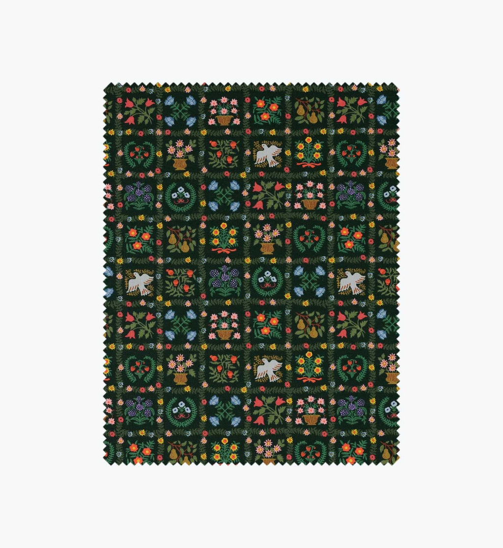 Cloverpaperco™ - Helena Cotton Fabric - Evergreen