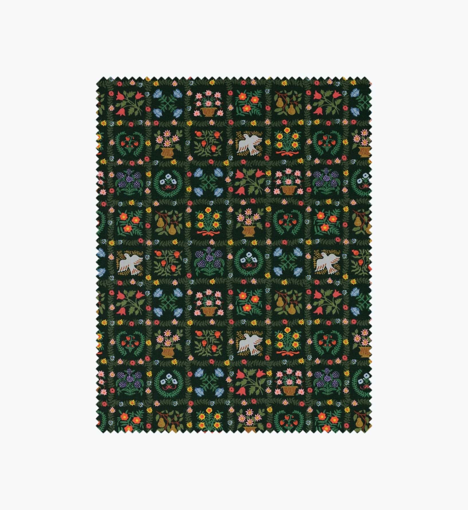 Cloverpaperco™ - Helena Cotton Fabric - Evergreen