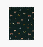 Cloverpaperco™ - Farm Animals Cotton Fabric - Evergreen