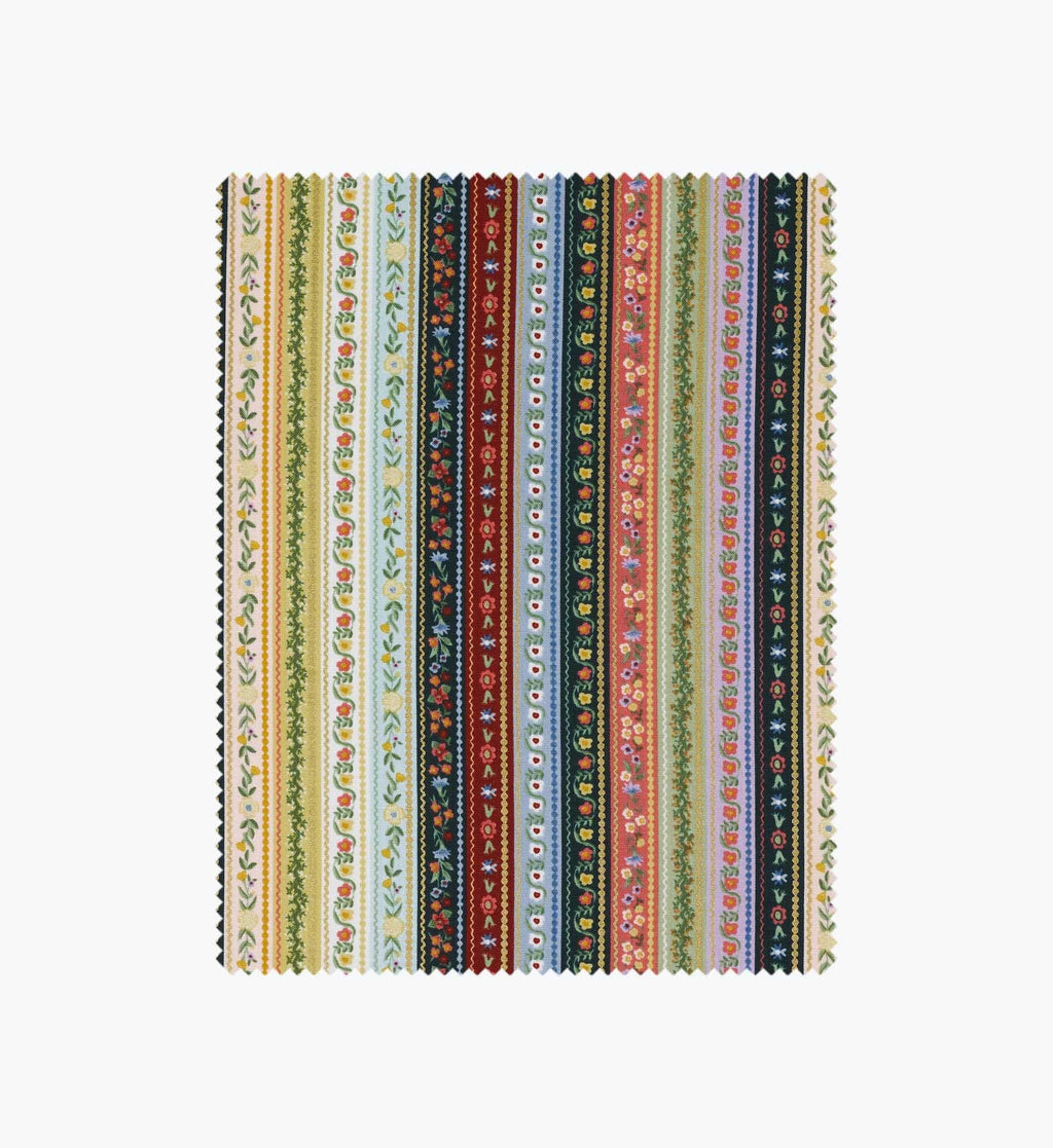 Cloverpaperco™ - Gemma Cotton Metallic Fabric - Multi