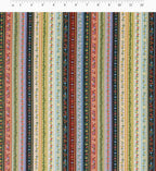 Cloverpaperco™ - Gemma Cotton Metallic Fabric - Multi