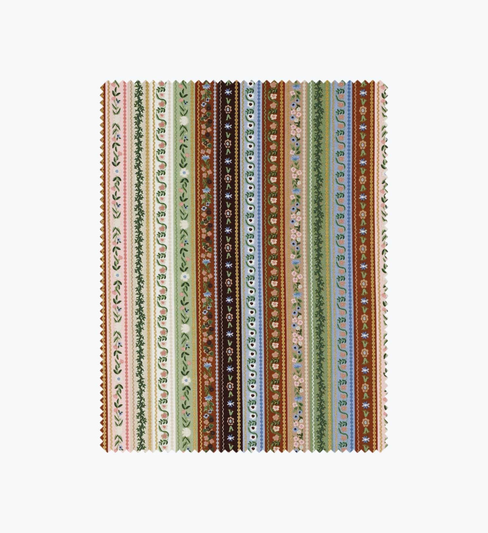 Cloverpaperco™ - Gemma Cotton Metallic Fabric - Multi II