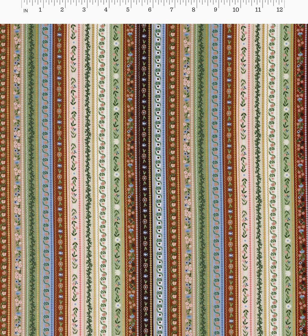 Cloverpaperco™ - Gemma Cotton Metallic Fabric - Multi II