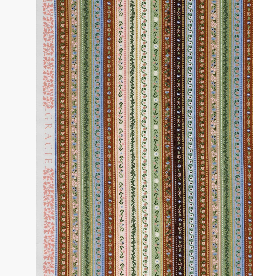 Cloverpaperco™ - Gemma Cotton Metallic Fabric - Multi II