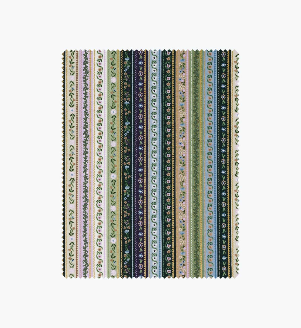 Cloverpaperco™ - Gemma Cotton Metallic Fabric - Cool