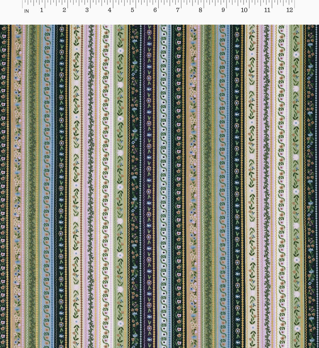 Cloverpaperco™ - Gemma Cotton Metallic Fabric - Cool