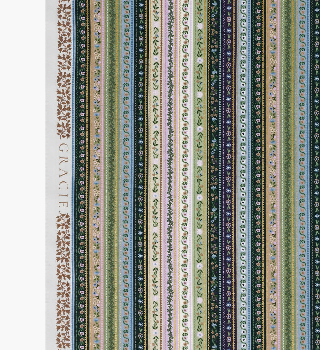 Cloverpaperco™ - Gemma Cotton Metallic Fabric - Cool