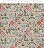 Cloverpaperco™ - Heritage Sampler Cotton Fabric - Linen