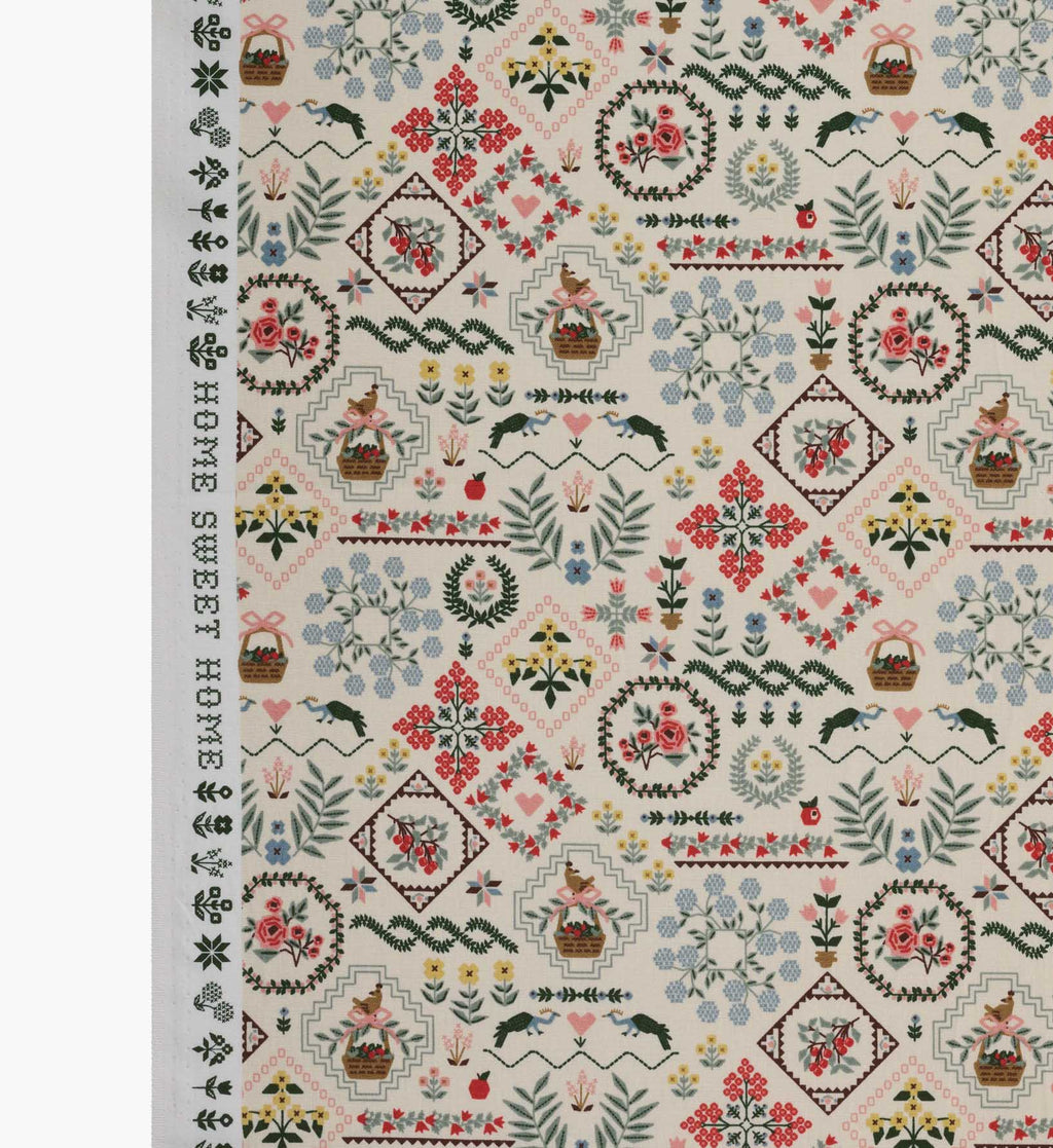 Cloverpaperco™ - Heritage Sampler Cotton Fabric - Linen
