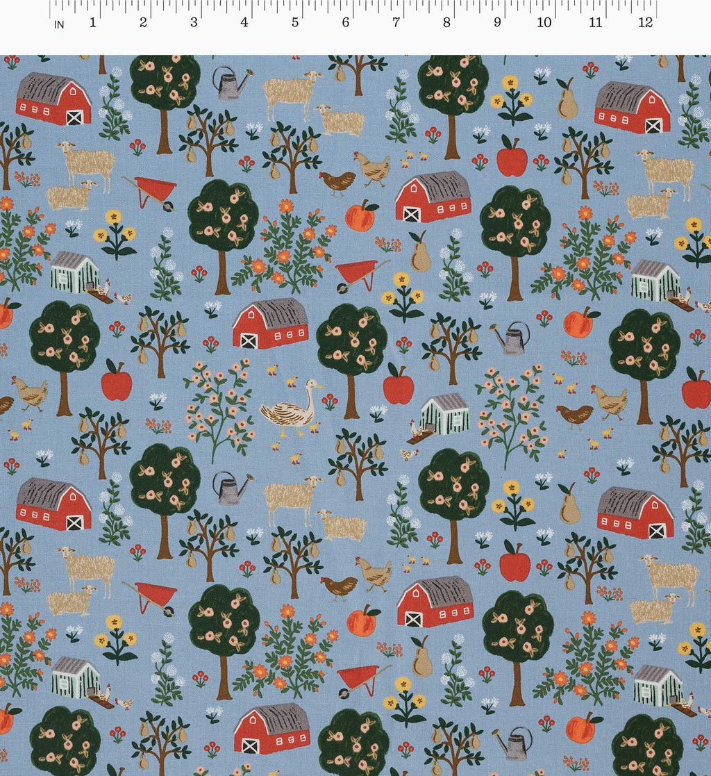 Cloverpaperco™ - Farmhouse Cotton Fabric - Slate