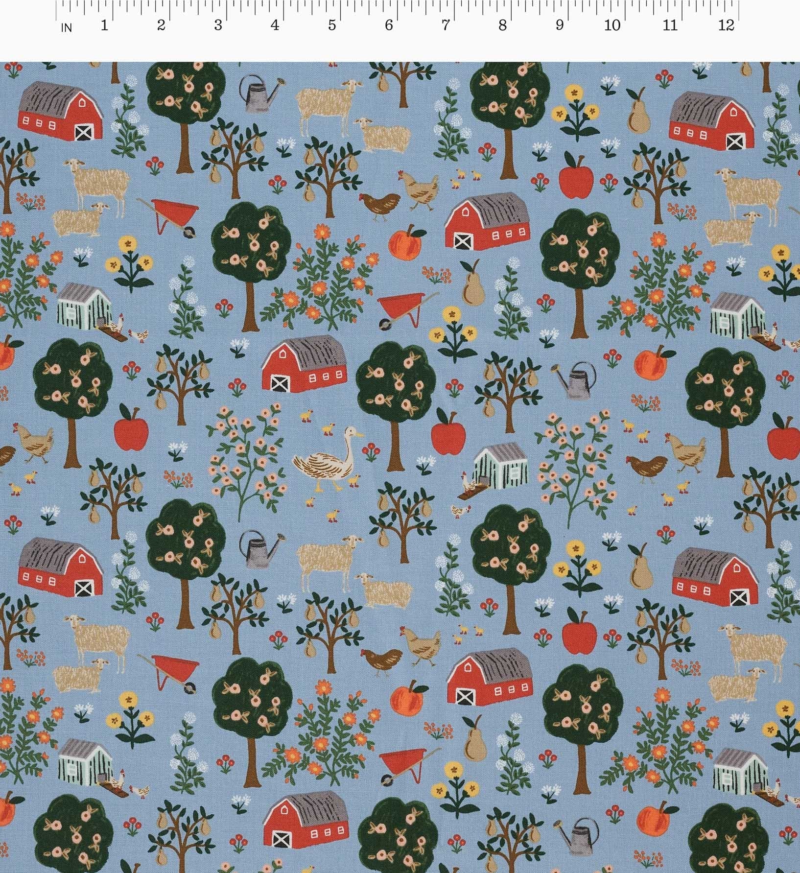 Cloverpaperco™ - Farmhouse Cotton Fabric - Slate