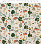Cloverpaperco™ - Farmhouse Cotton Fabric - Cream