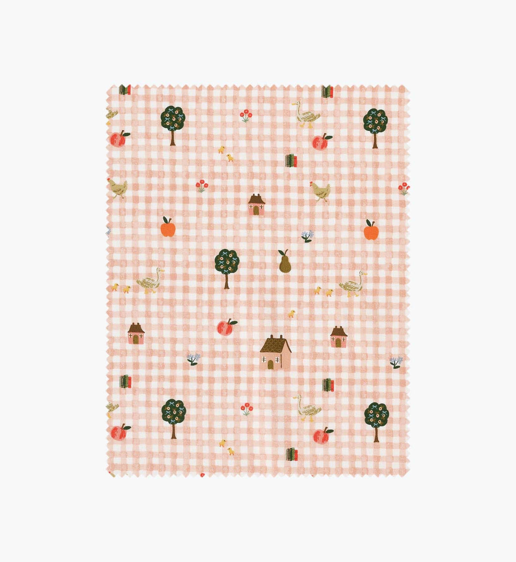Cloverpaperco™ - Farmhouse Gingham Cotton Fabric - Pink