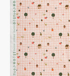 Cloverpaperco™ - Farmhouse Gingham Cotton Fabric - Pink
