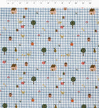 Cloverpaperco™ - Farmhouse Gingham Cotton Fabric - Blue