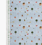 Cloverpaperco™ - Farmhouse Gingham Cotton Fabric - Blue