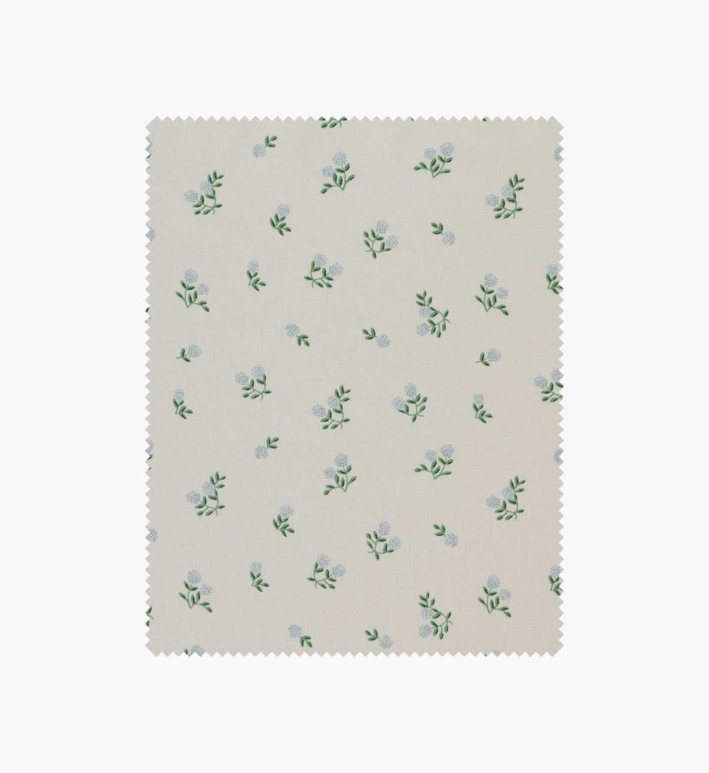 Cloverpaperco™ - Ditsy Hydrangea Cotton Fabric - Cream