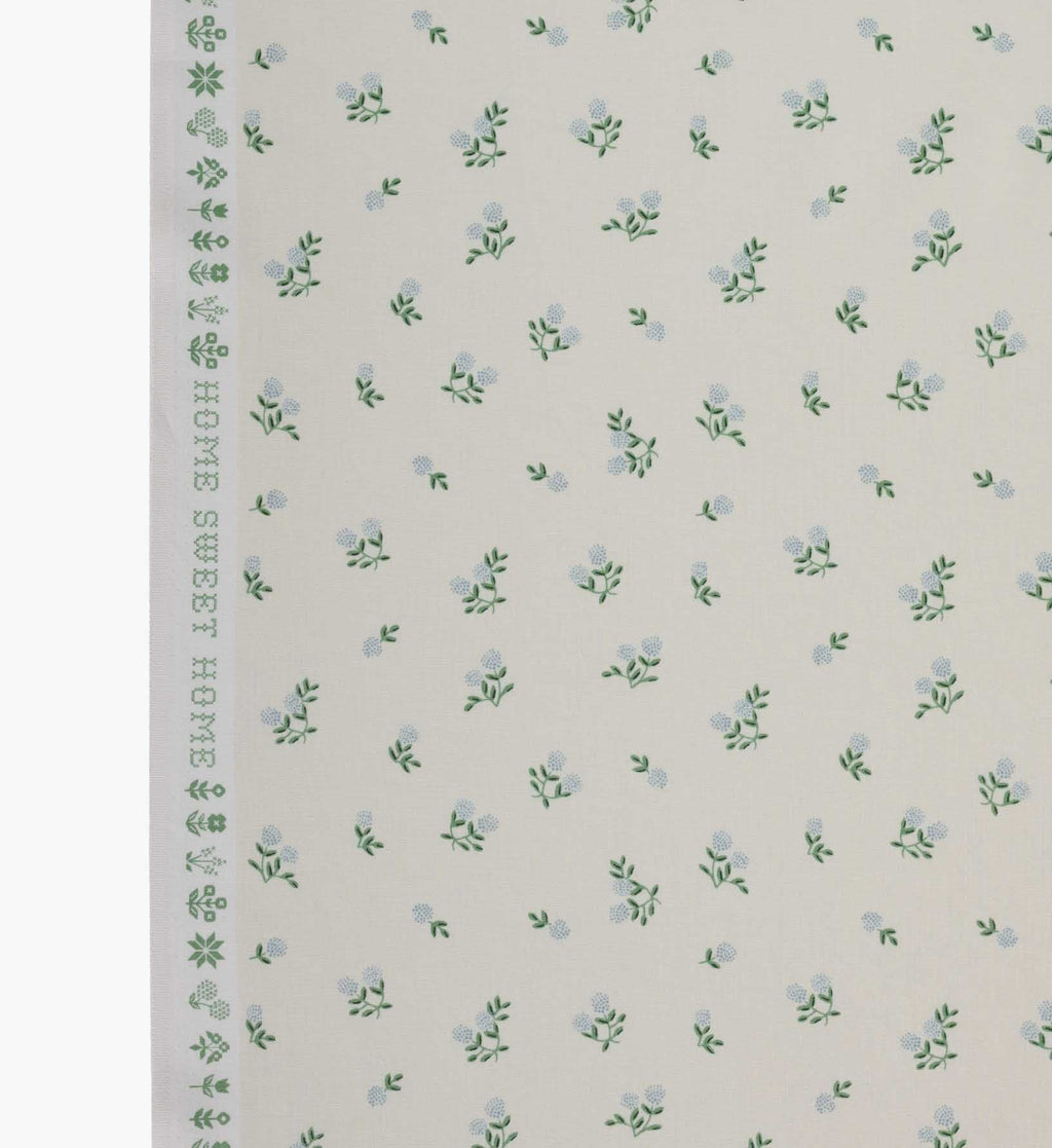 Cloverpaperco™ - Ditsy Hydrangea Cotton Fabric - Cream