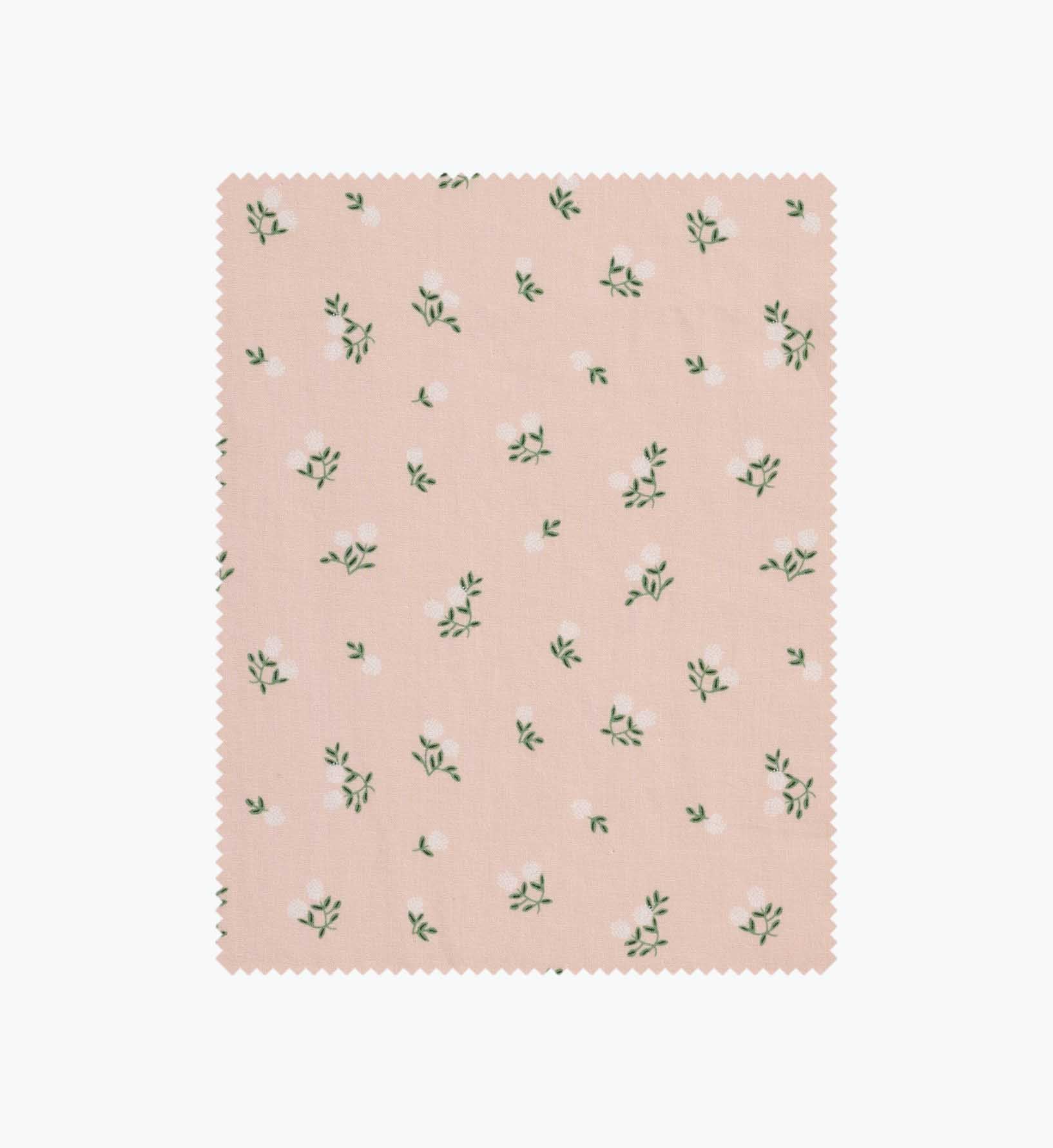 Cloverpaperco™ - Ditsy Hydrangea Cotton Fabric - Pink