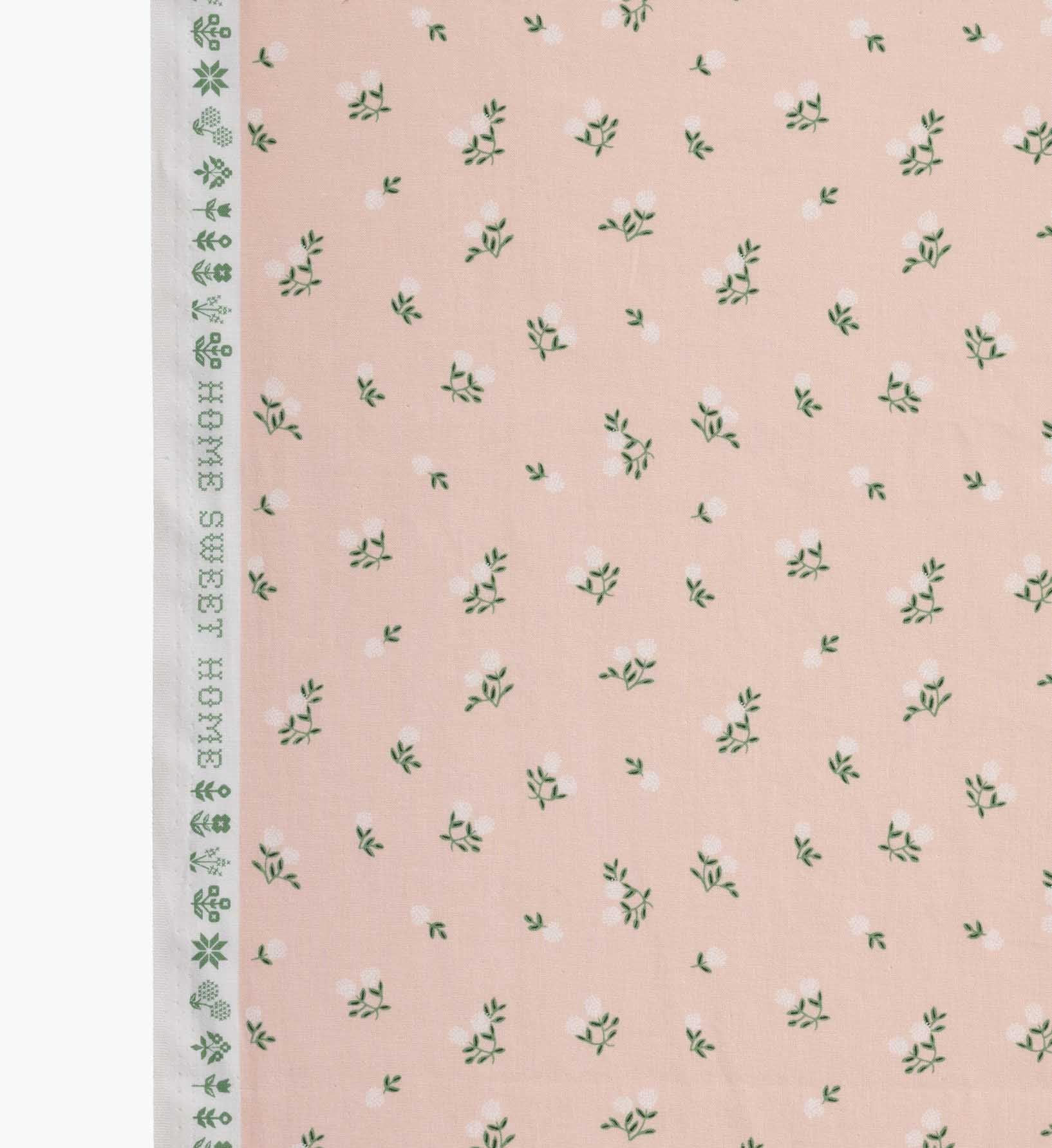 Cloverpaperco™ - Ditsy Hydrangea Cotton Fabric - Pink