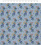 Cloverpaperco™ - Poppy Cotton Fabric - Slate