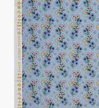 Cloverpaperco™ - Poppy Cotton Fabric - Slate
