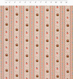 Cloverpaperco™ - Farmhouse Stripe Cotton Fabric - Pink