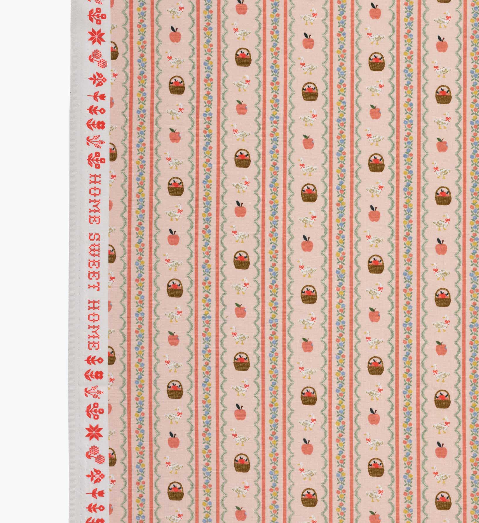 Cloverpaperco™ - Farmhouse Stripe Cotton Fabric - Pink