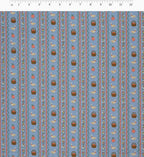 Cloverpaperco™ - Farmhouse Stripe Cotton Fabric - Slate