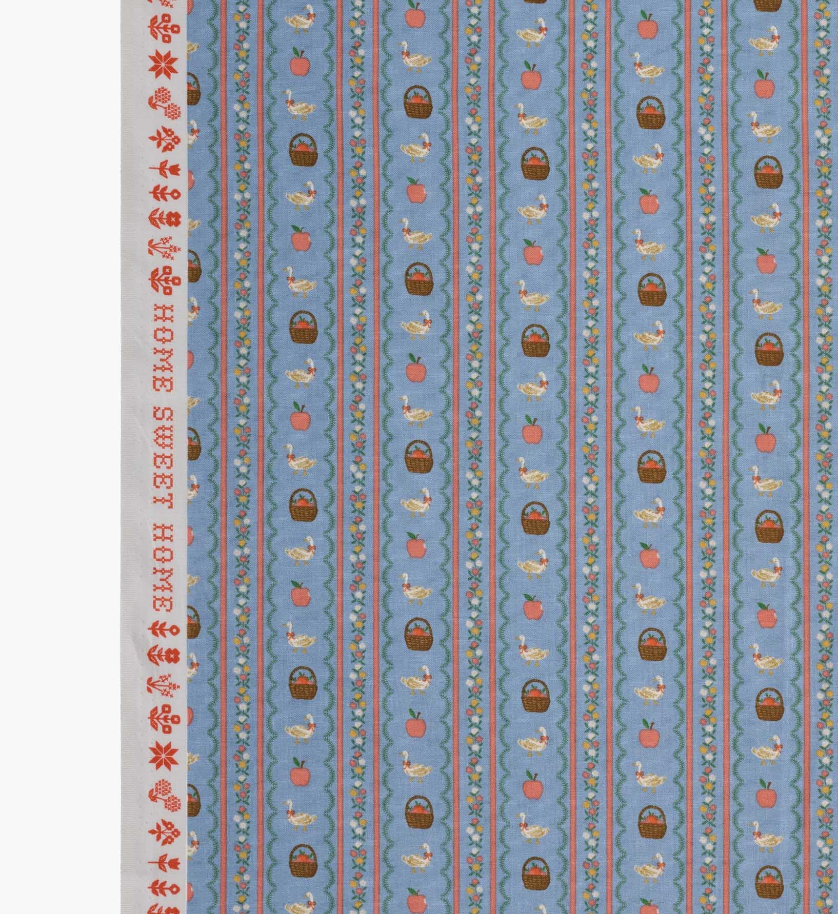 Cloverpaperco™ - Farmhouse Stripe Cotton Fabric - Slate