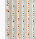 Cloverpaperco™ - Farmhouse Stripe Cotton Fabric - Cream