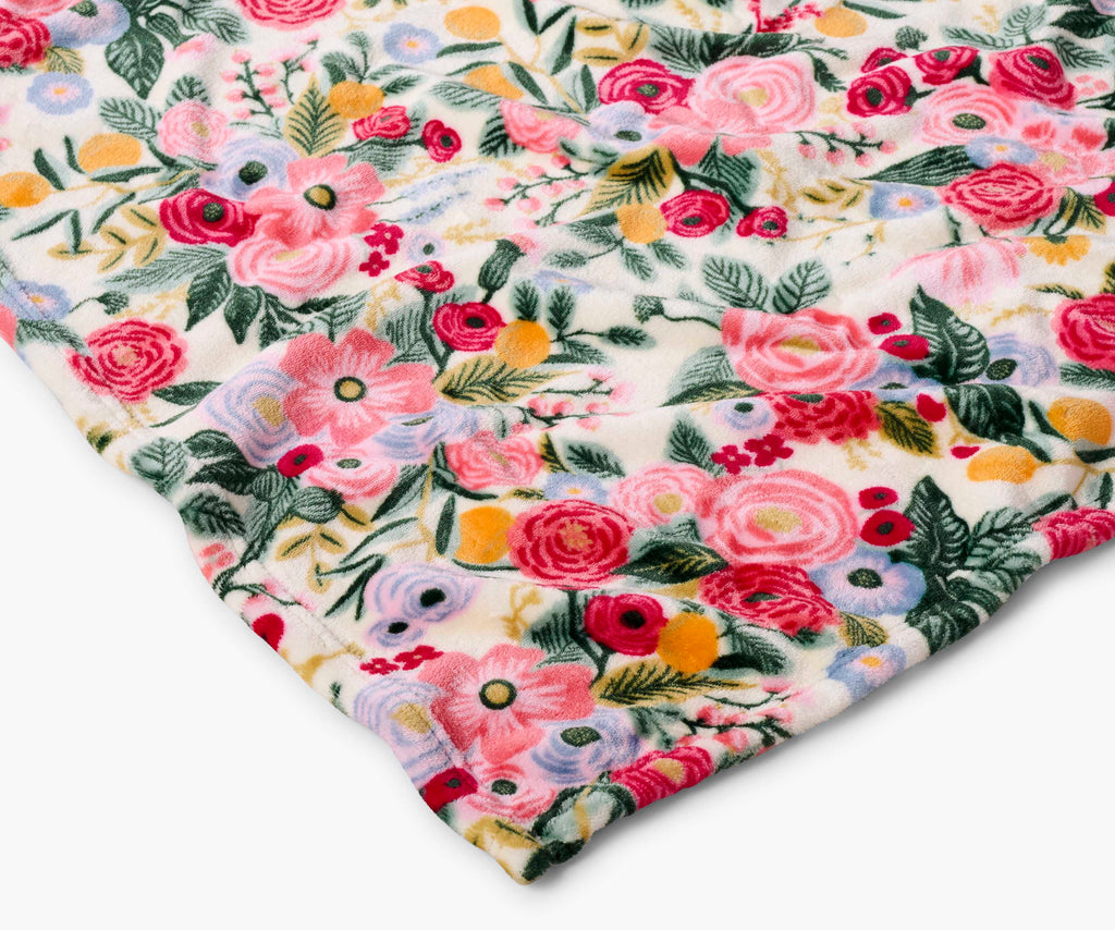 Cloverpaperco™ - Fleece Blanket - Garden Party