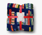 Cloverpaperco™ - Fleece Blanket - Bookshelf