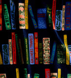 Cloverpaperco™ - Fleece Blanket - Bookshelf