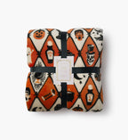 Cloverpaperco™ - Fleece Blanket - Halloween Argyle