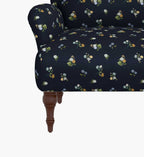 Cloverpaperco™ - Bristol Armchair - Ditsy Dahlia Navy
