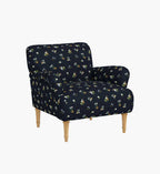 Cloverpaperco™ - Bristol Armchair - Ditsy Dahlia Navy