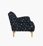 Cloverpaperco™ - Bristol Armchair - Ditsy Dahlia Navy