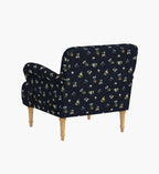 Cloverpaperco™ - Bristol Armchair - Ditsy Dahlia Navy